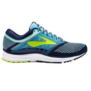 Brooks Revel woman’s Athletic Shoe 7.5 Navy Blue Green